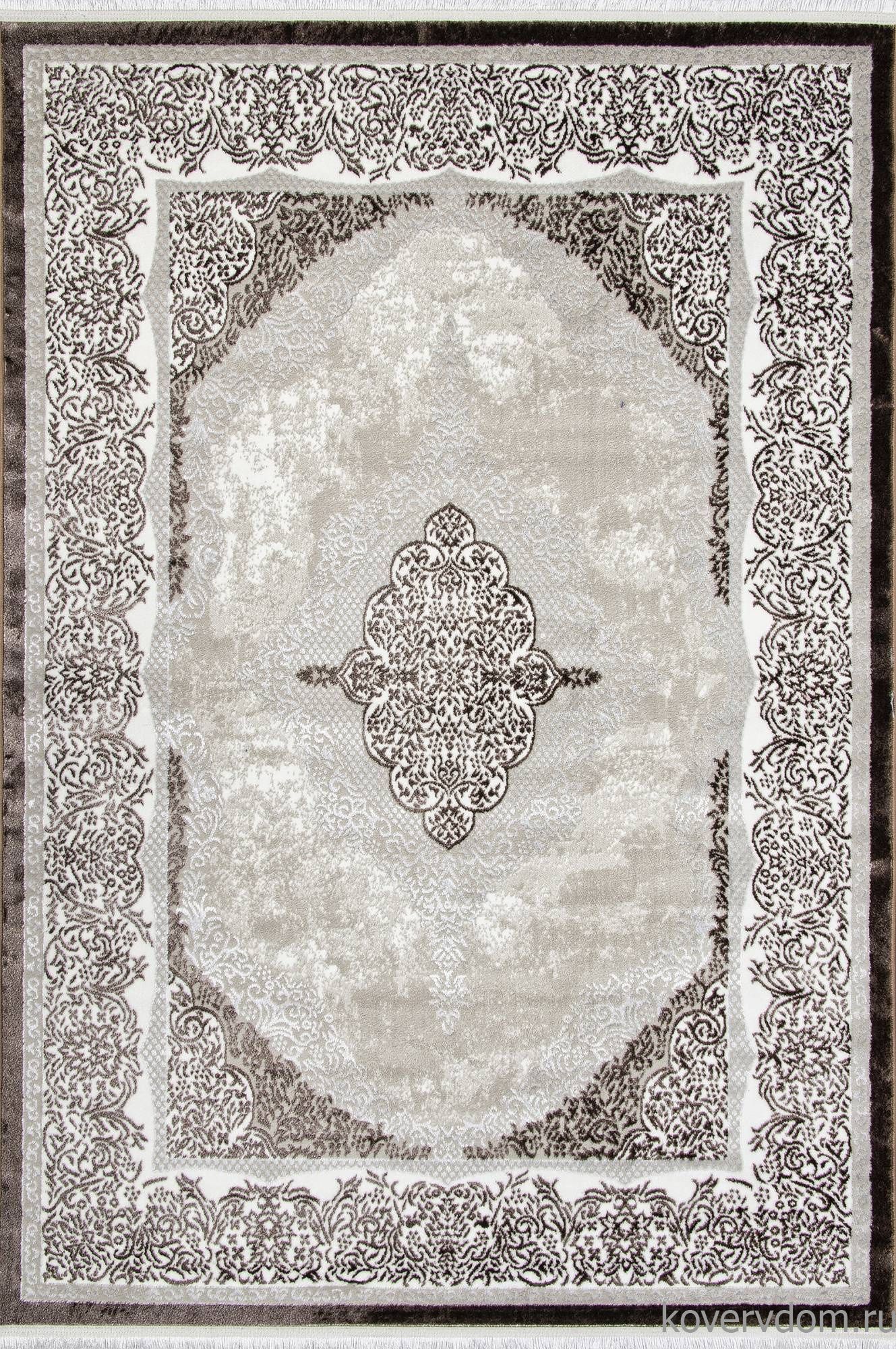 Ковер ALFANI Q009A BROWN FDY/CREAM SHRINK