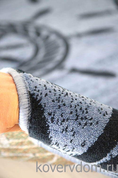 Ковер МОРСКОЙ Корабельные Штурвалы синий