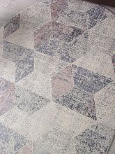 Ковер в спальню розовый ZUMMA F257 PINK Овал