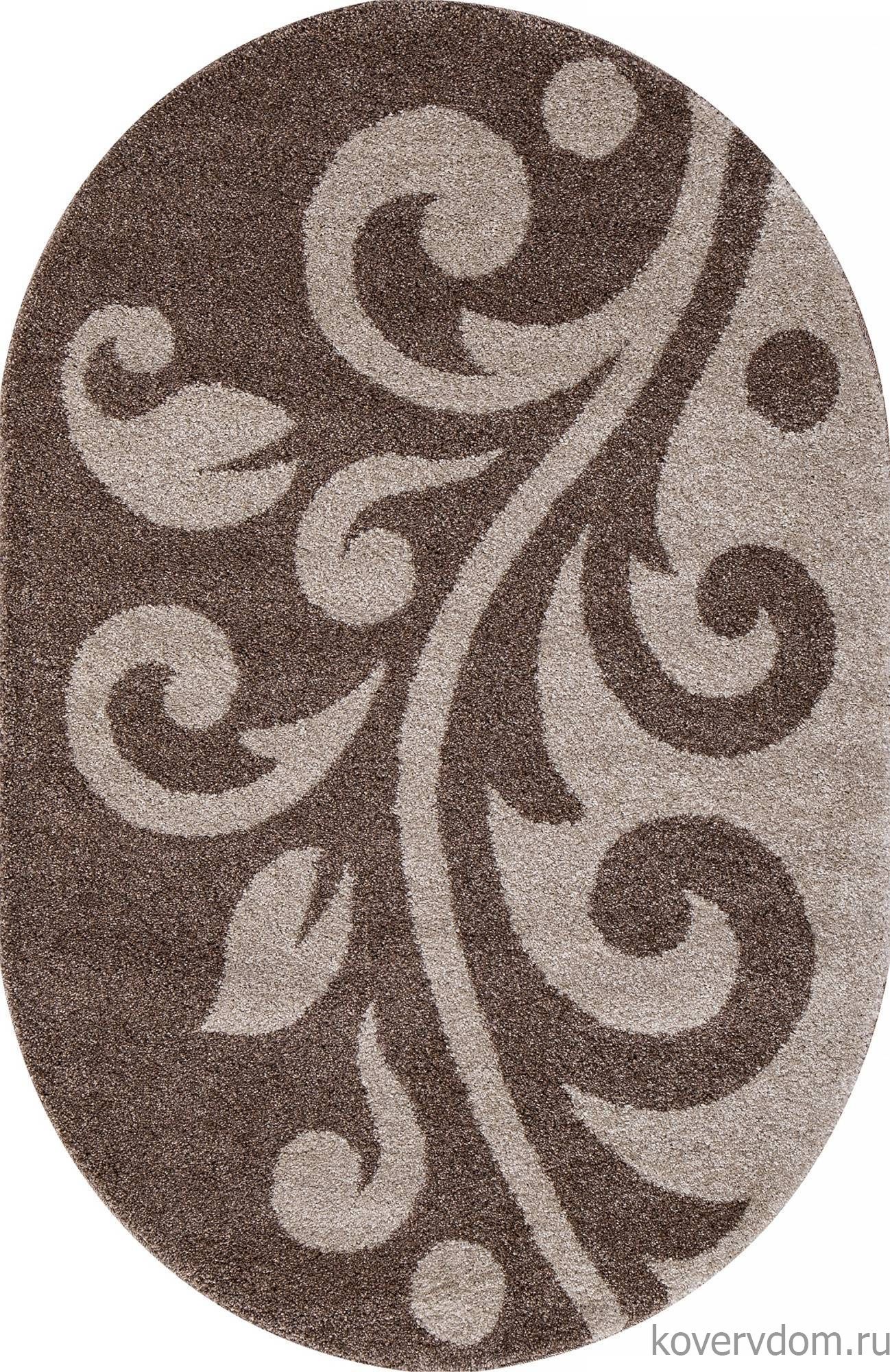 Ковер PLATINUM t621 DARK BEIGE Овал