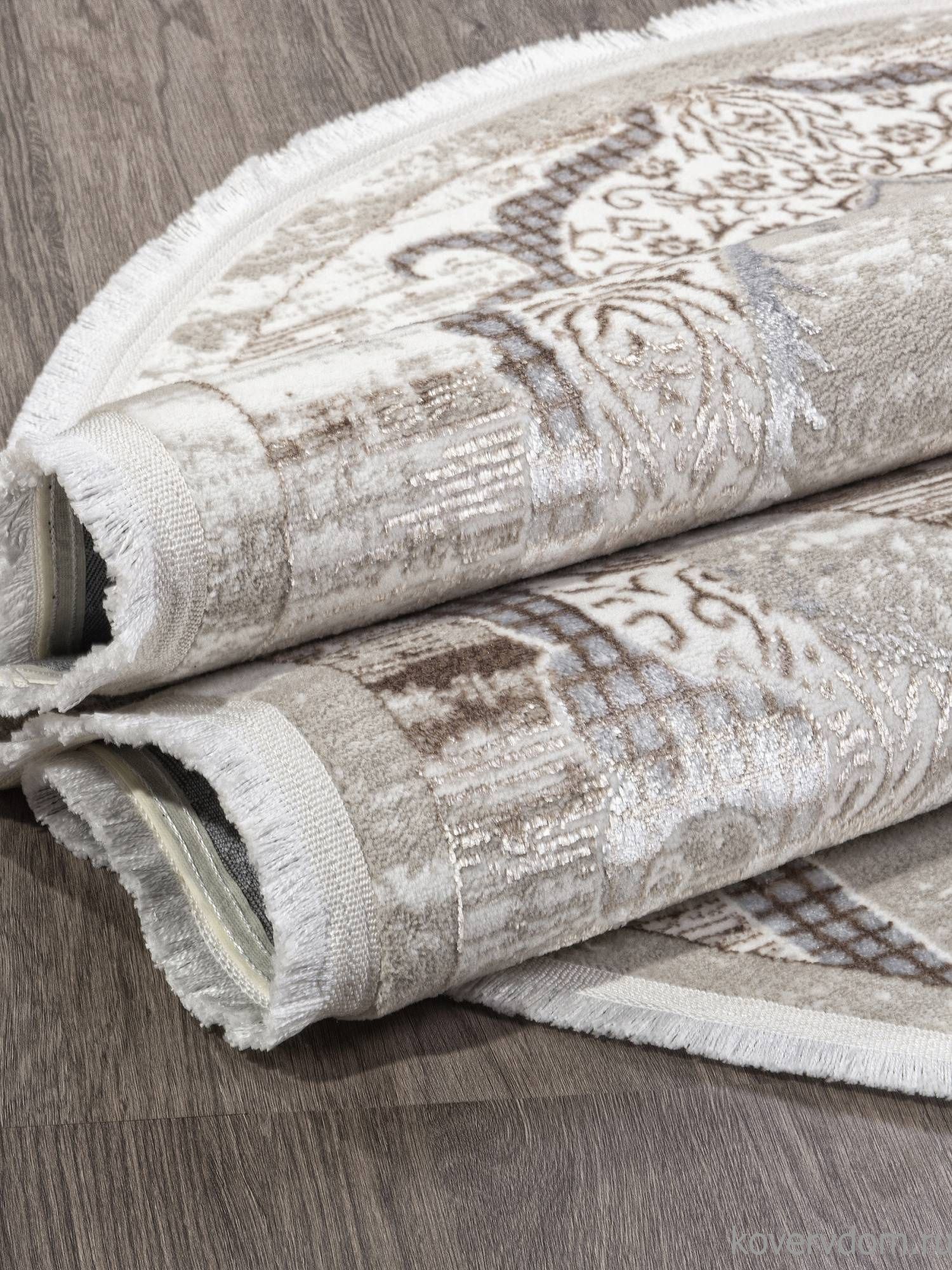 Ковер ALFANI Q018A VIZON FDY / CREAM SHRINK Овал