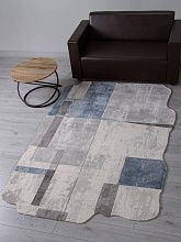 Ковер из Турции синий SAFIR 00838T GREY / BLUE