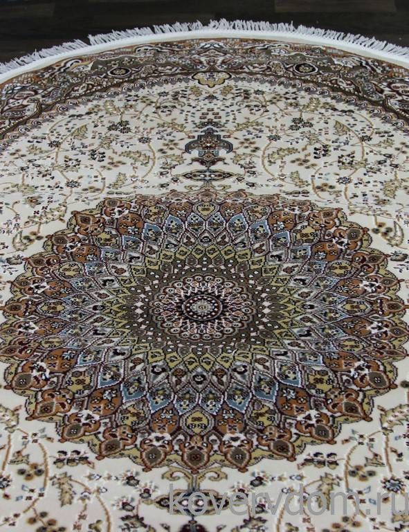 Ковер SHAHREZA d205 CREAM-BROWN Овал
