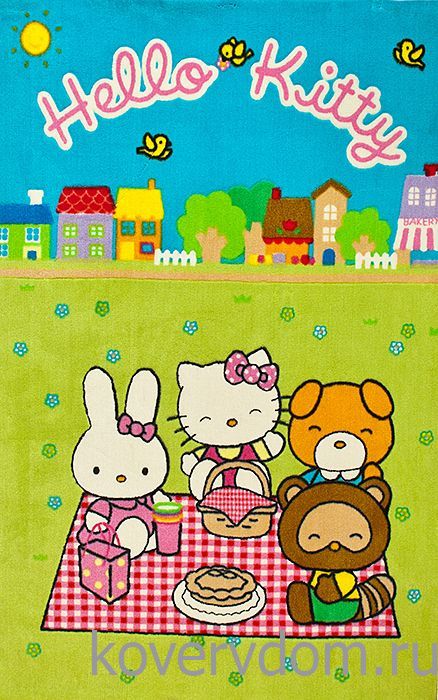 Ковер детский ручной работы Hello Kitty HK-BC-23 Ковер детский ручной работы Hello Kitty HK-BC-23
