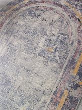 Ковер в спальню розовый ZUMMA F258 PINK Овал