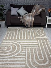 Ковер длинноворсовый бежевый STORM VR47 CREAM