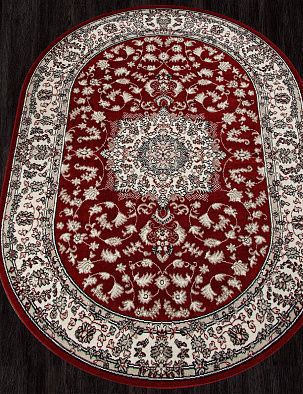 Ковер GAVANA D412 RED Овал