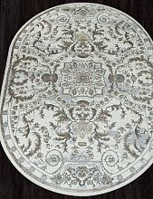 Ковер SAHARA-A 00765A GREY FDY / CREAM HB Овал