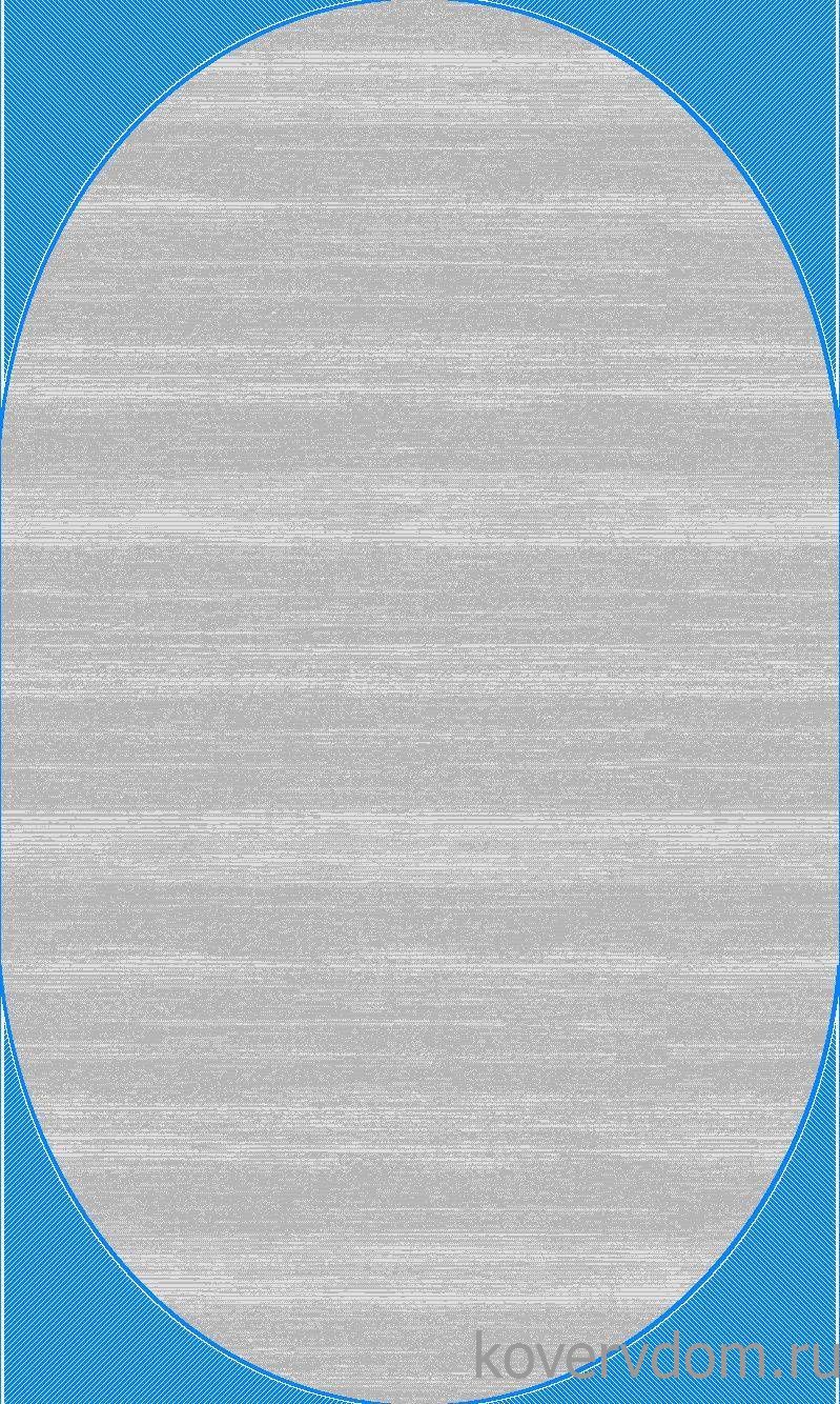 Ковер NENSI GL092G GREY / GREY Овал