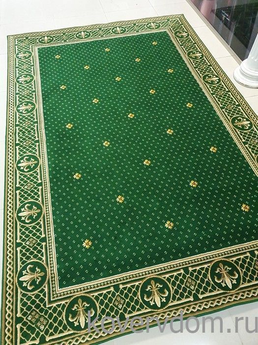 Полушерстяной ковер в кабинет Classic Green