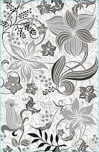 Ковер с цветами Графит 30762-26