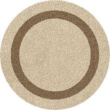 Ковер фризе JAZZY LOCO vanilla  КРУГ 